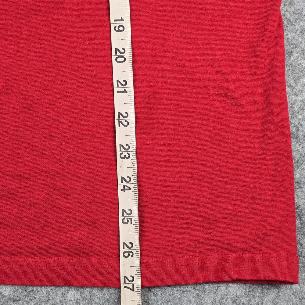 New Horizons Panama Shirt Mens Medium Red Rainforest Mono Cariblanco Monkey Tee - Picture 9 of 11